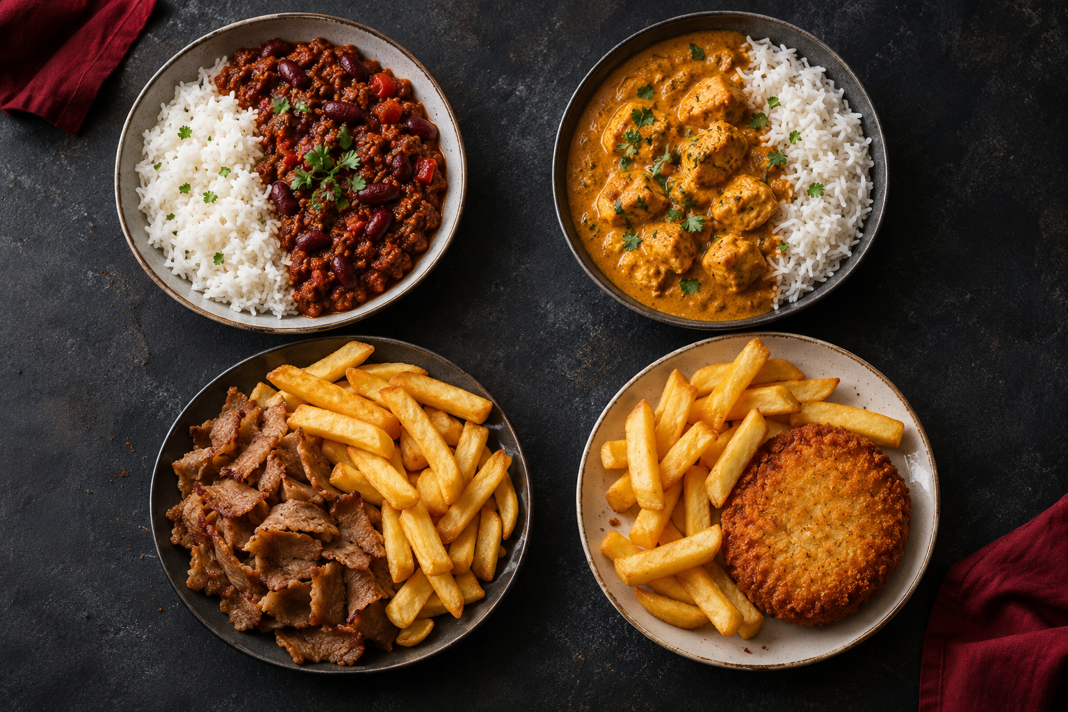 Illustration of our four £6 weekly specials